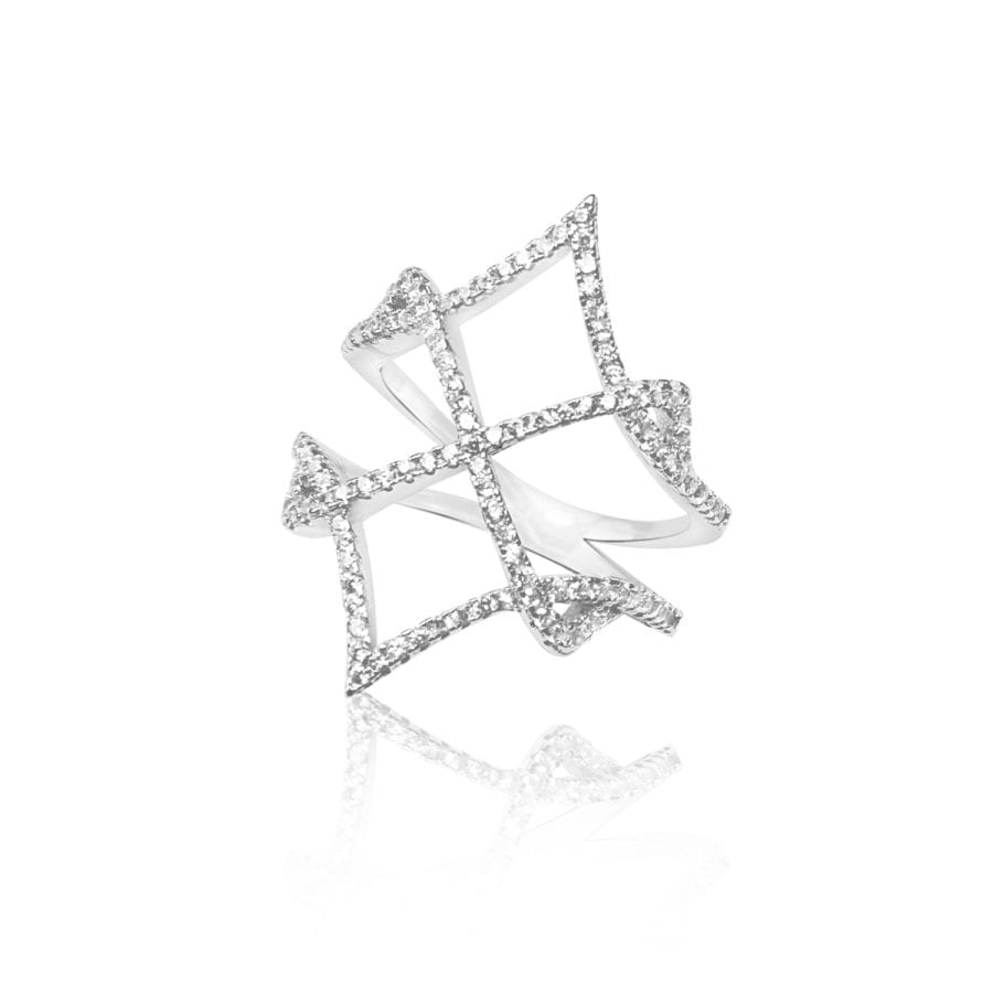 טבעת Giselle - טבעת מעוינים עם נוכחות. בין הקלאסיקה האיטלקית ליוקרה הספרדית
