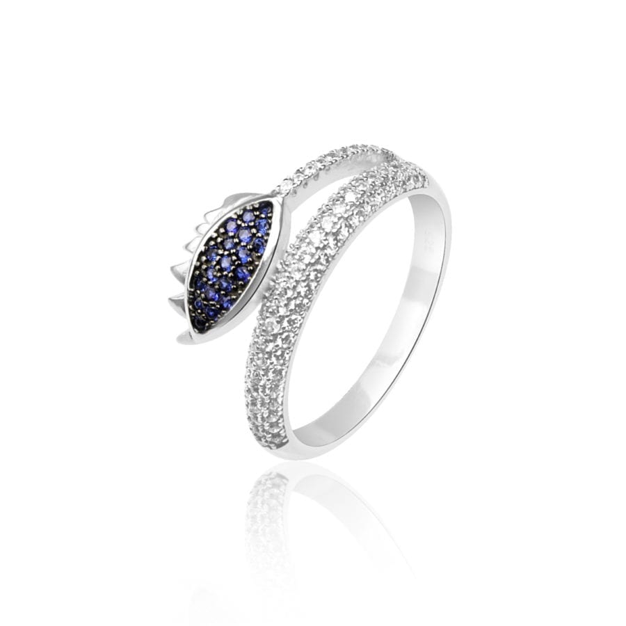 טבעת Blue Rose - מהממת, מלאת נוכחות הנותנת תחושה של קלאסיקה ויוקרה.