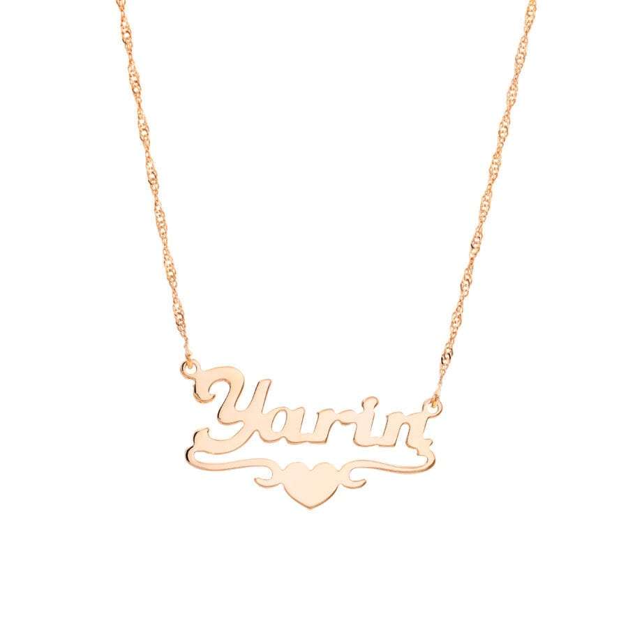 שרשרת שם בעיטור לב – בואו להתחדש בשרשרת שם בכל השפות ! שרשרת שם בעיטור לב – בואו להתחדש בשרשרת שם בכל השפות !