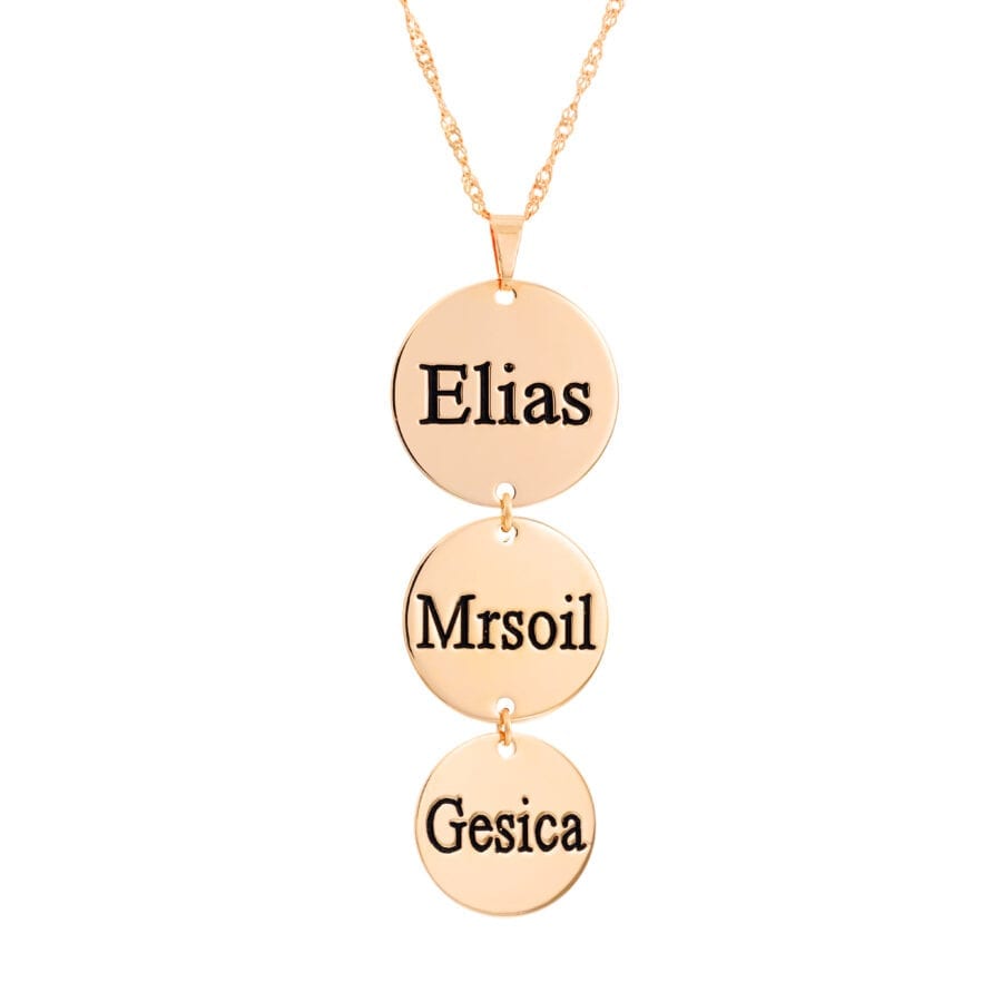 שרשרת שמות עיגולים נופלים לחריטה – עיגולים לחריטה לפי בקשתכם ! שרשרת שמות עיגולים נופלים לחריטה – עיגולים לחריטה לפי בקשתכם !