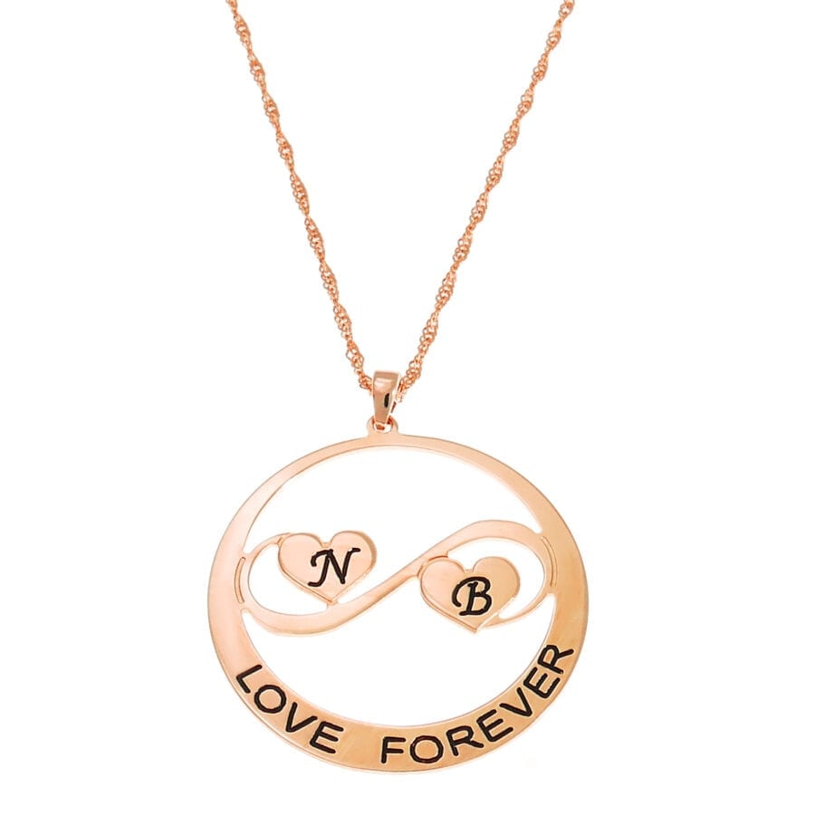 שרשרת אינפיניטי קלאסית בתוך מעגל לחריטה – שרשרת מכסף אמיתי 925! שרשרת אינפיניטי קלאסית בתוך מעגל לחריטה – שרשרת מכסף אמיתי 925!