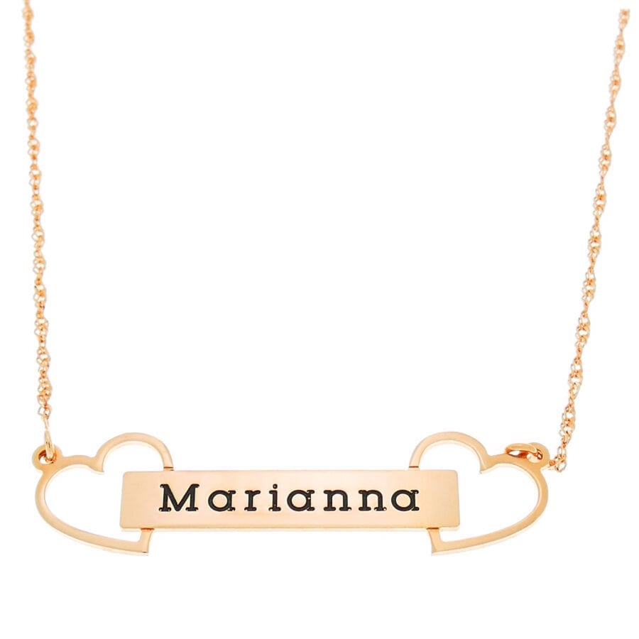 שרשרת דאבל לבבות עם פלטה לחריטה - מהממת ומיוחדת מכסף אמיתי 925. שרשרת דאבל לבבות עם פלטה לחריטה - מהממת ומיוחדת מכסף אמיתי 925.