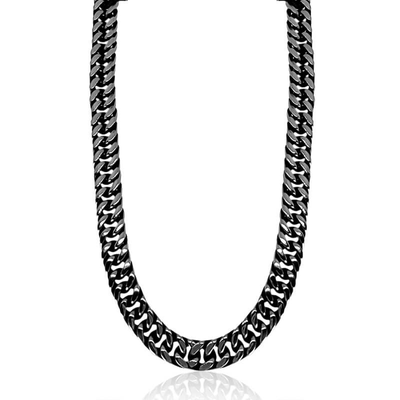 שרשרת גורמט חוליות קלועות כסופה מושחרת עבה מאוד- מהממת וייחודית ! שרשרת גורמט חוליות קלועות כסופה מושחרת עבה מאוד- מהממת וייחודית !