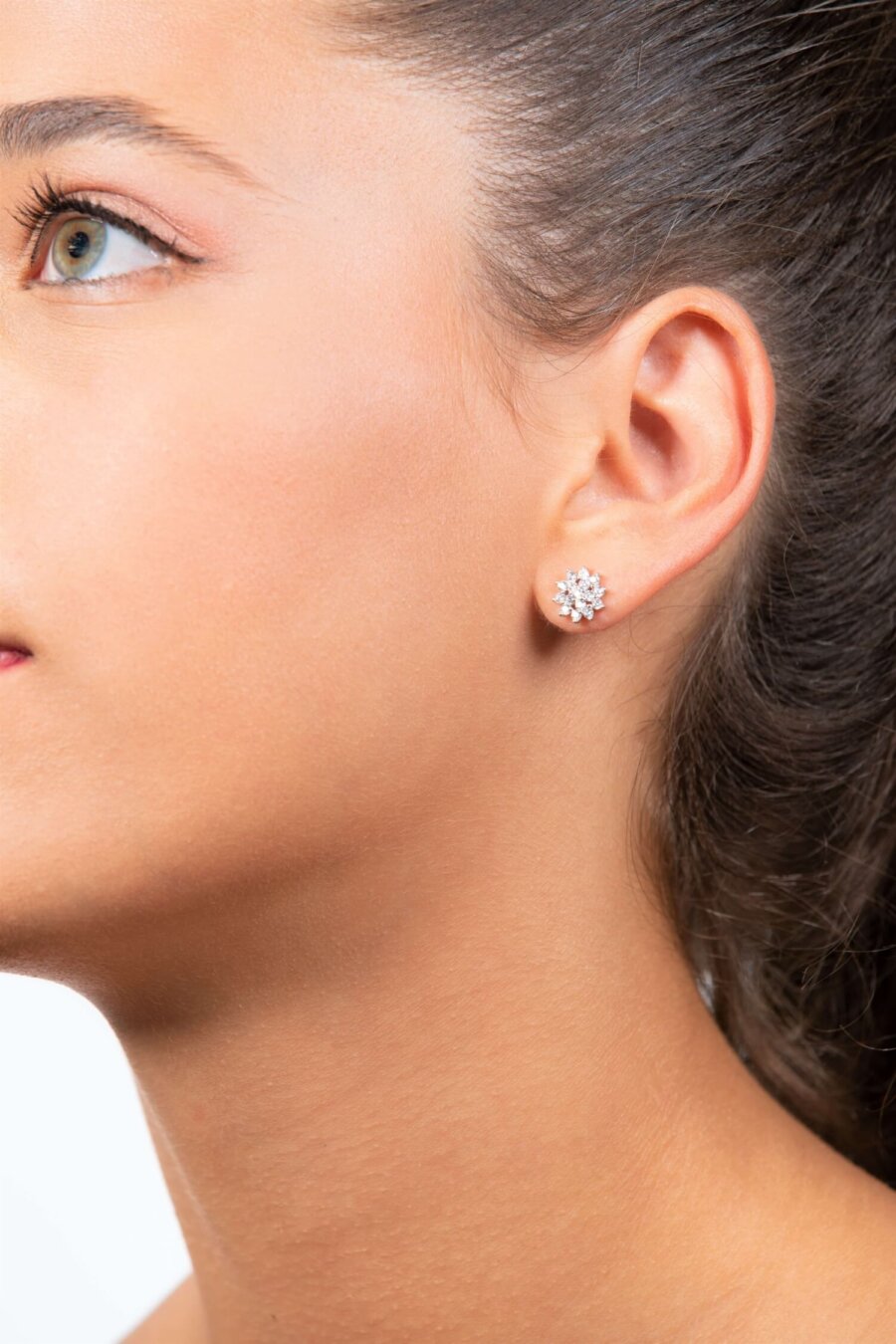 זוג עגילי שמש צמודים זוג עגילי שמש צמודים