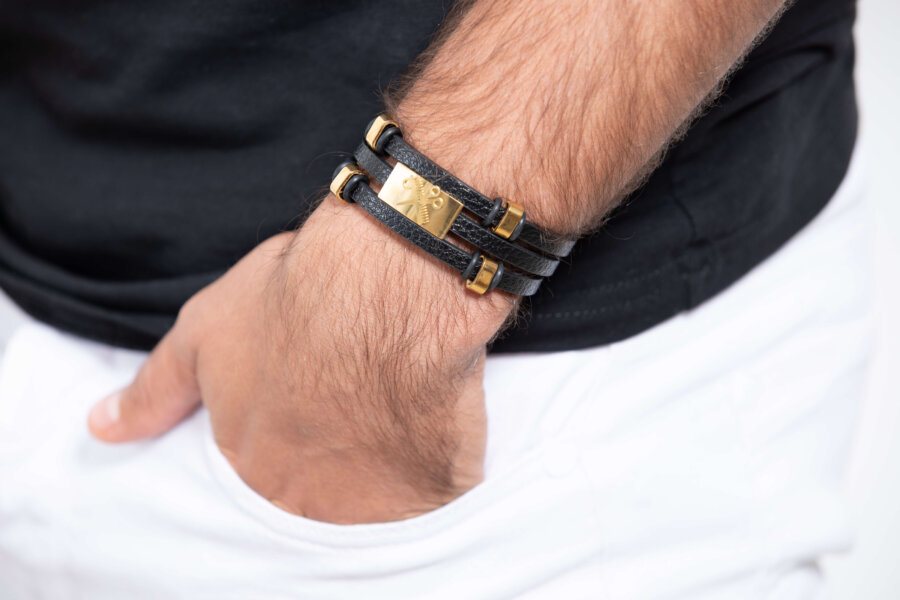 צמיד עור למעצבי שיער צמיד עור למעצבי שיער