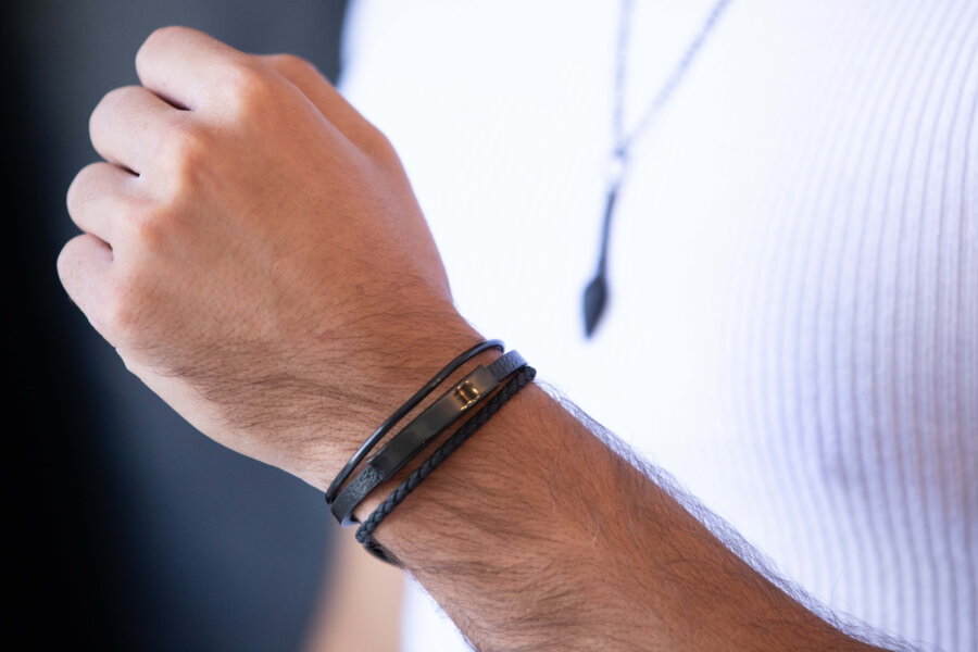 צמיד עור רנארדו לגבר צמיד עור רנארדו לגבר