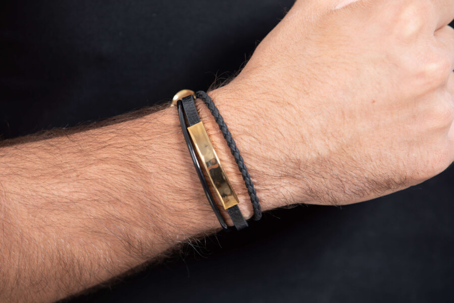 צמיד עור רנארדו לגבר צמיד עור רנארדו לגבר